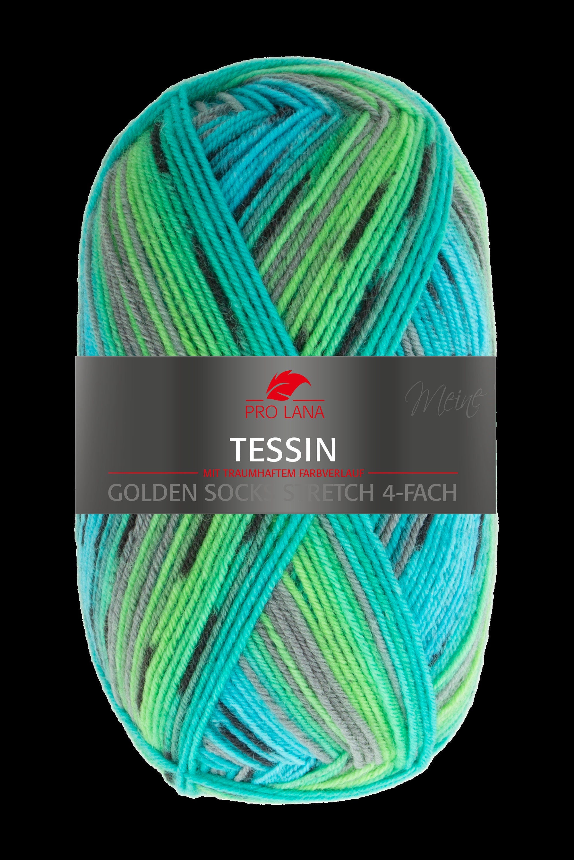 PRO LANA Golden Socks Tessin Schurwolle Elite Stretch 100g/420m 4-fädig Sockenwolle