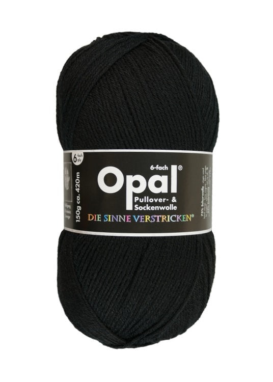 OPAL Sockenwolle 6-fach Uni einfarbig alle Farben Schurwolle Polyamid Knäuel 150g/420m