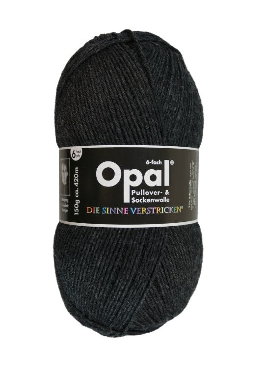 OPAL Sockenwolle 6-fach Uni einfarbig alle Farben Schurwolle Polyamid Knäuel 150g/420m