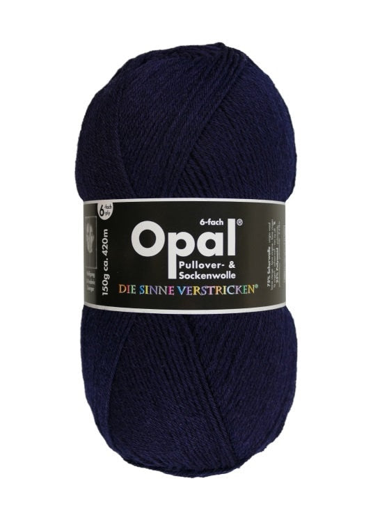OPAL Sockenwolle 6-fach Uni einfarbig alle Farben Schurwolle Polyamid Knäuel 150g/420m