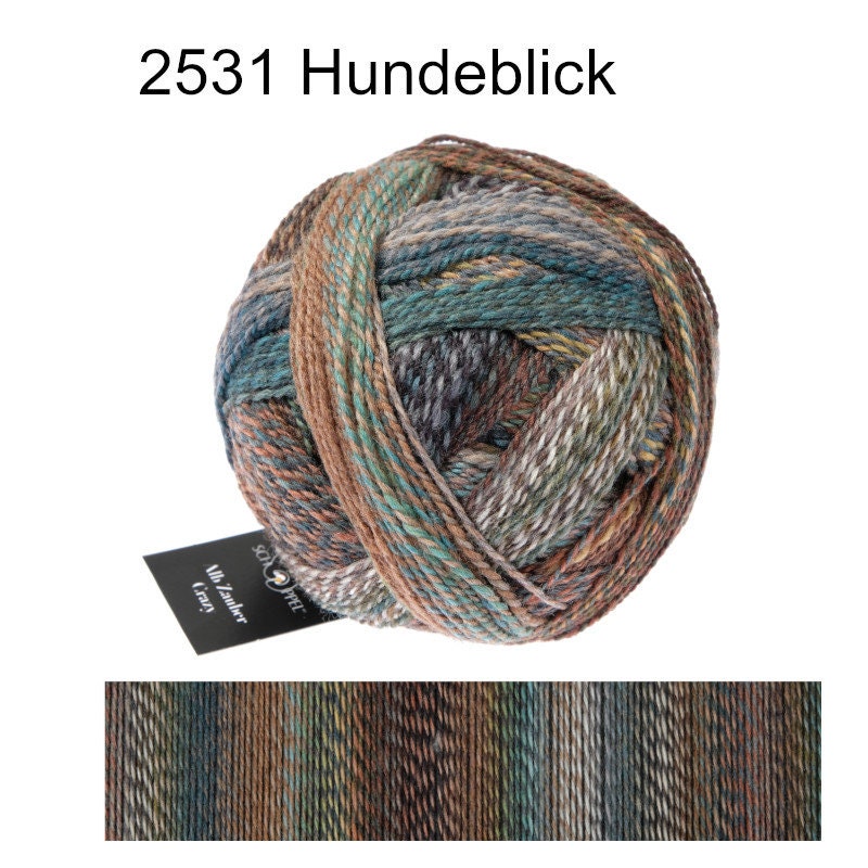 SCHOPPEL Alb Zauber Crazy Schurwolle  100g/400m Polyamid biologisch abbaubar Farbverlaufsgarn