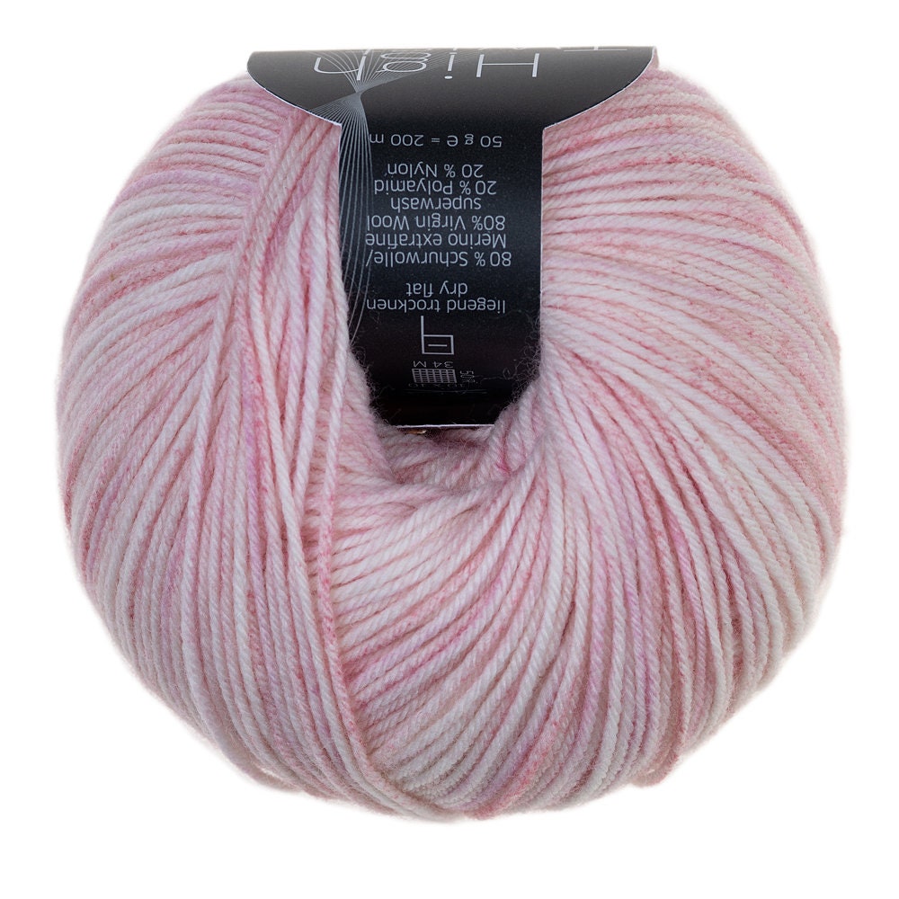 High Twist Color Atelier Zitron 50g/200m Merino extrafine Sockenwolle 4-fach Farbverlauf