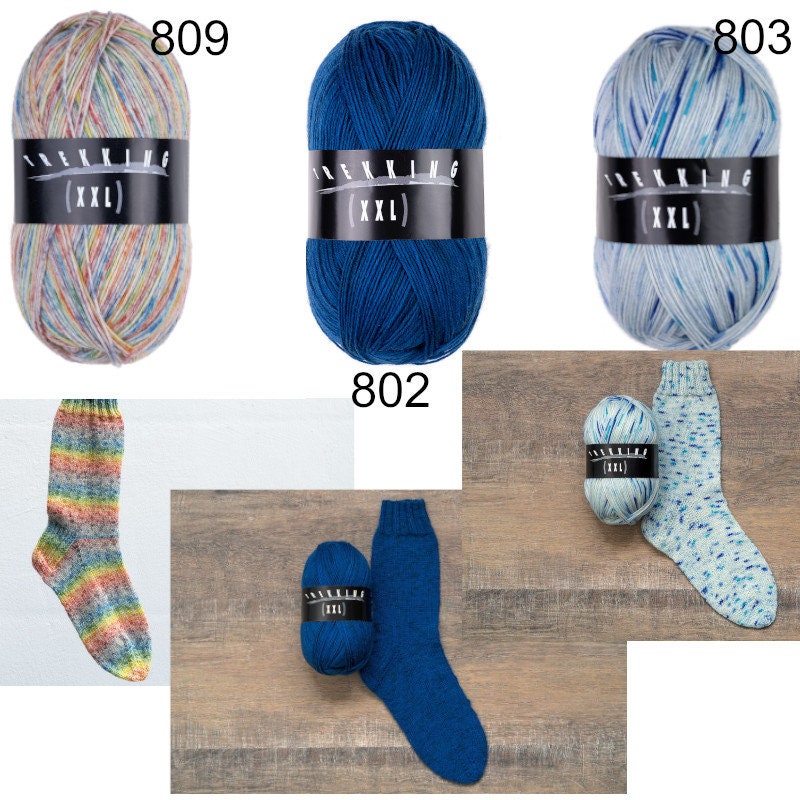 Atelier ZITRON Sockengarn 100g/420 m Trekking 4-fach Color XXL Schurwolle muselingfrei neue Farben