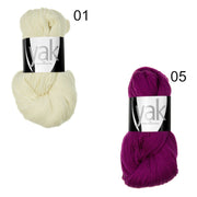 Atelier Zitron YAK 100g/500m Schurwolle Merino extrafine Yak super weich edel NS 3,0 - 3,5 mm