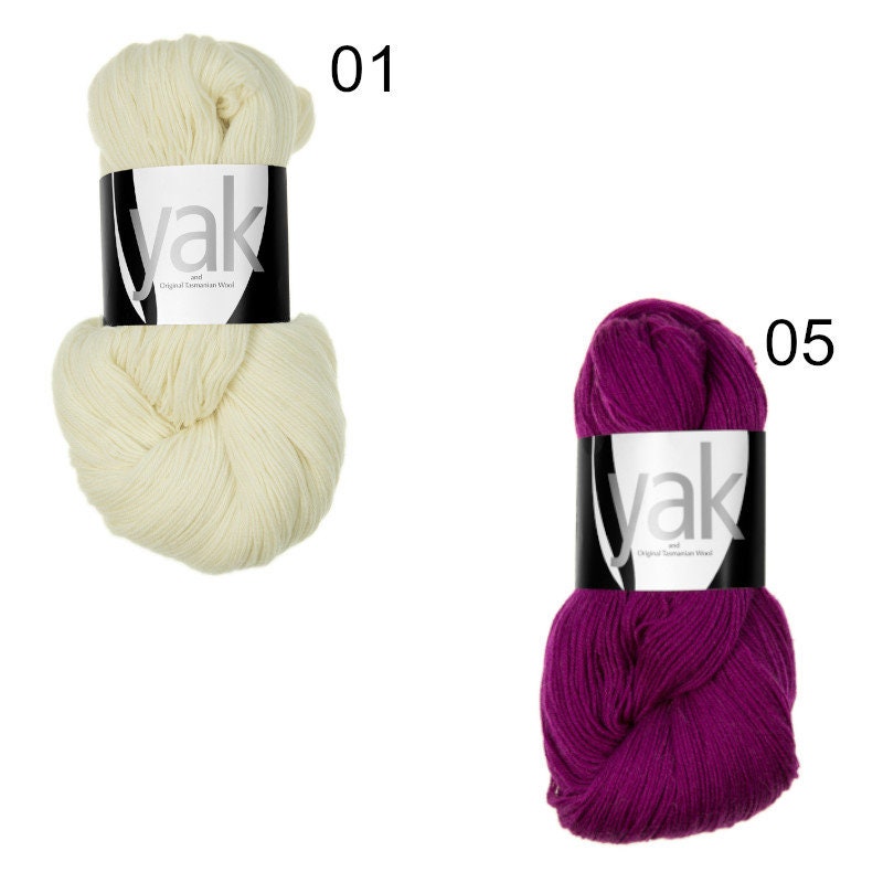 Atelier Zitron YAK 100g/500m Schurwolle Merino extrafine Yak super weich edel NS 3,0 - 3,5 mm