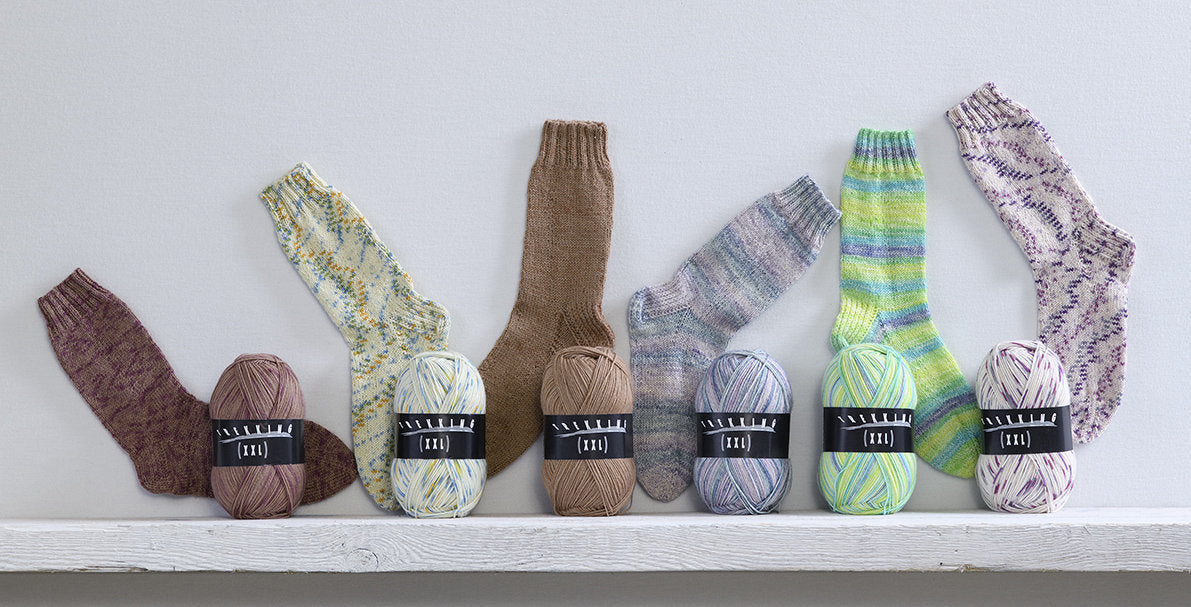 Atelier ZITRON Sockengarn 100g/420 m Trekking 4-fach Color XXL Schurwolle muselingfrei neue Farben