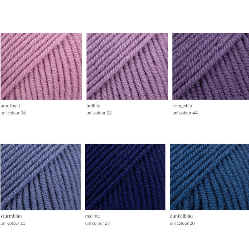 Drops MERINO EXTRA fine uni  LL 50 g/105 m reine Schurwolle Farbe wählen Stricken Häkeln Tücher Pulli Tücher Schal - mulesingfrei