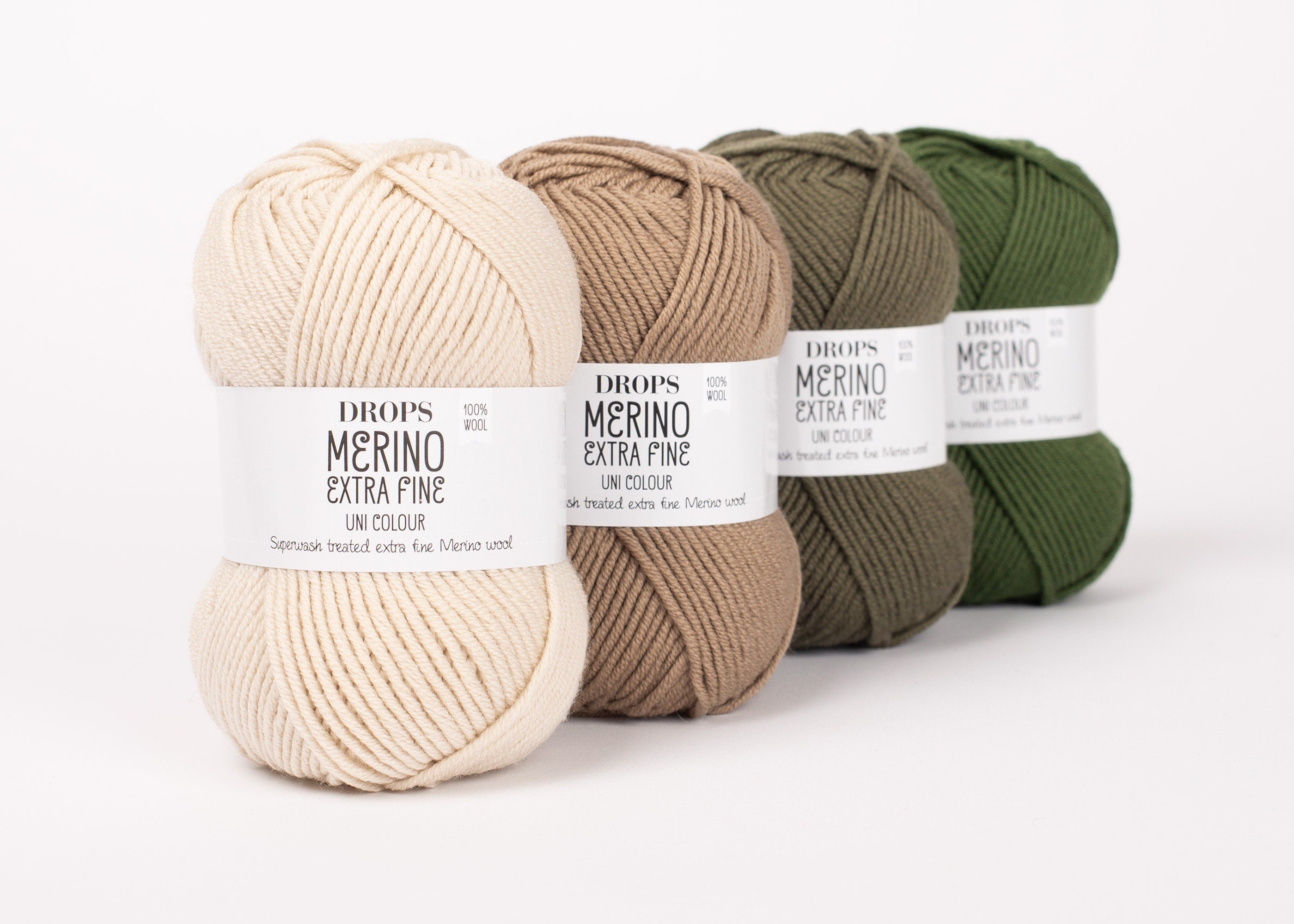 Drops MERINO EXTRA fine uni  LL 50 g/105 m reine Schurwolle Farbe wählen Stricken Häkeln Tücher Pulli Tücher Schal - mulesingfrei