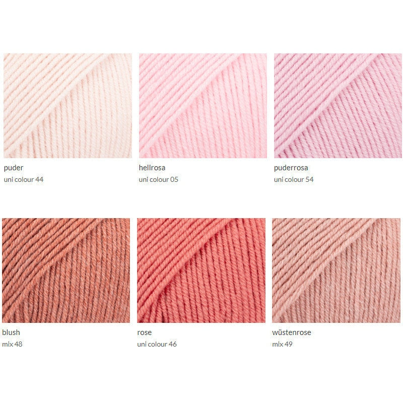 Drops BABY MERINO uni reine Schurwolle LL 50 g/175 m mulesingfrei