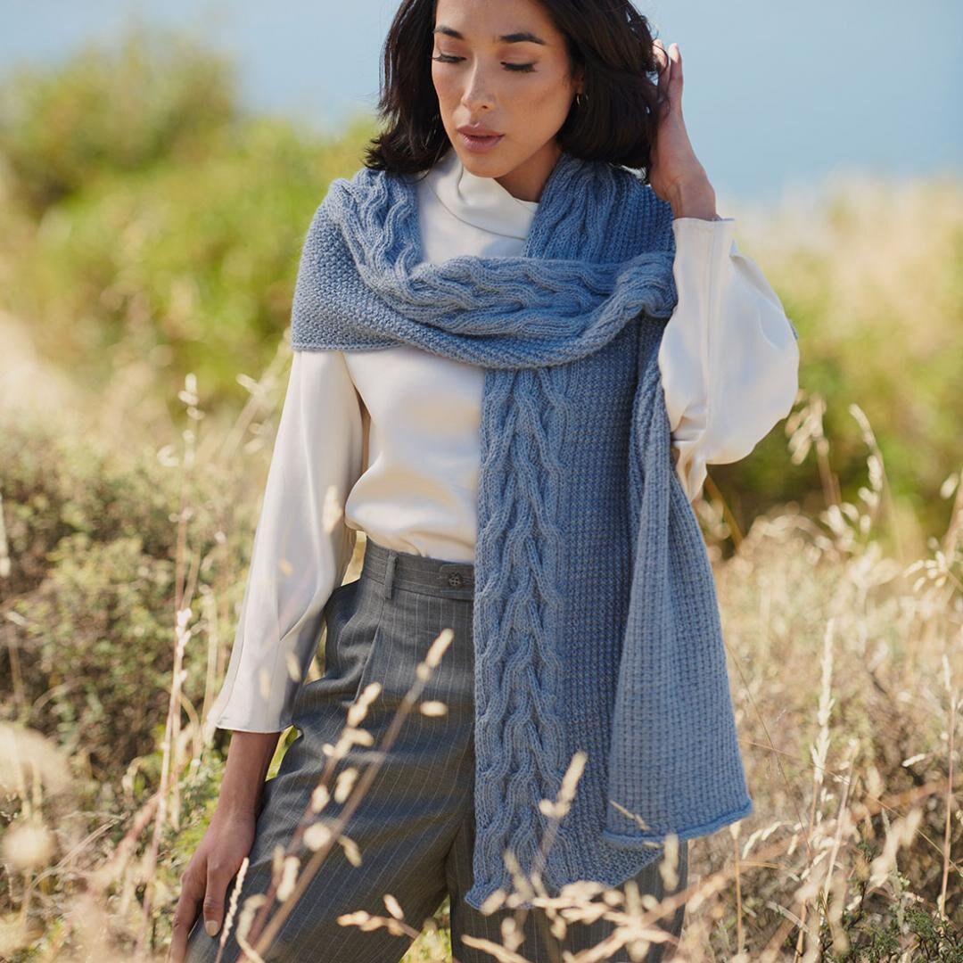 AMANO Anleitungsheft PATTERN BOOKLET Accessoires Tücher Schals Stola Stricken edel fein weich