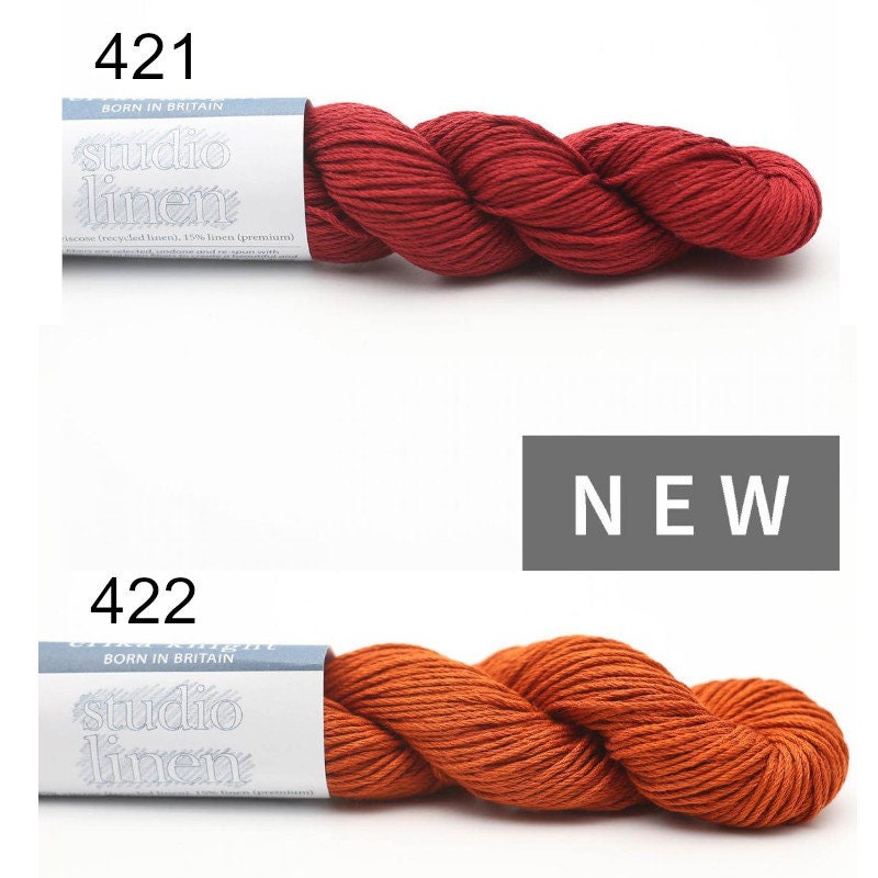 STUDIO LINEN Erika Knight 50g/120m Viskose Leinen edel nachhaltig DK