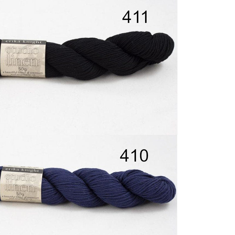 STUDIO LINEN Erika Knight 50g/120m Viskose Leinen edel nachhaltig DK