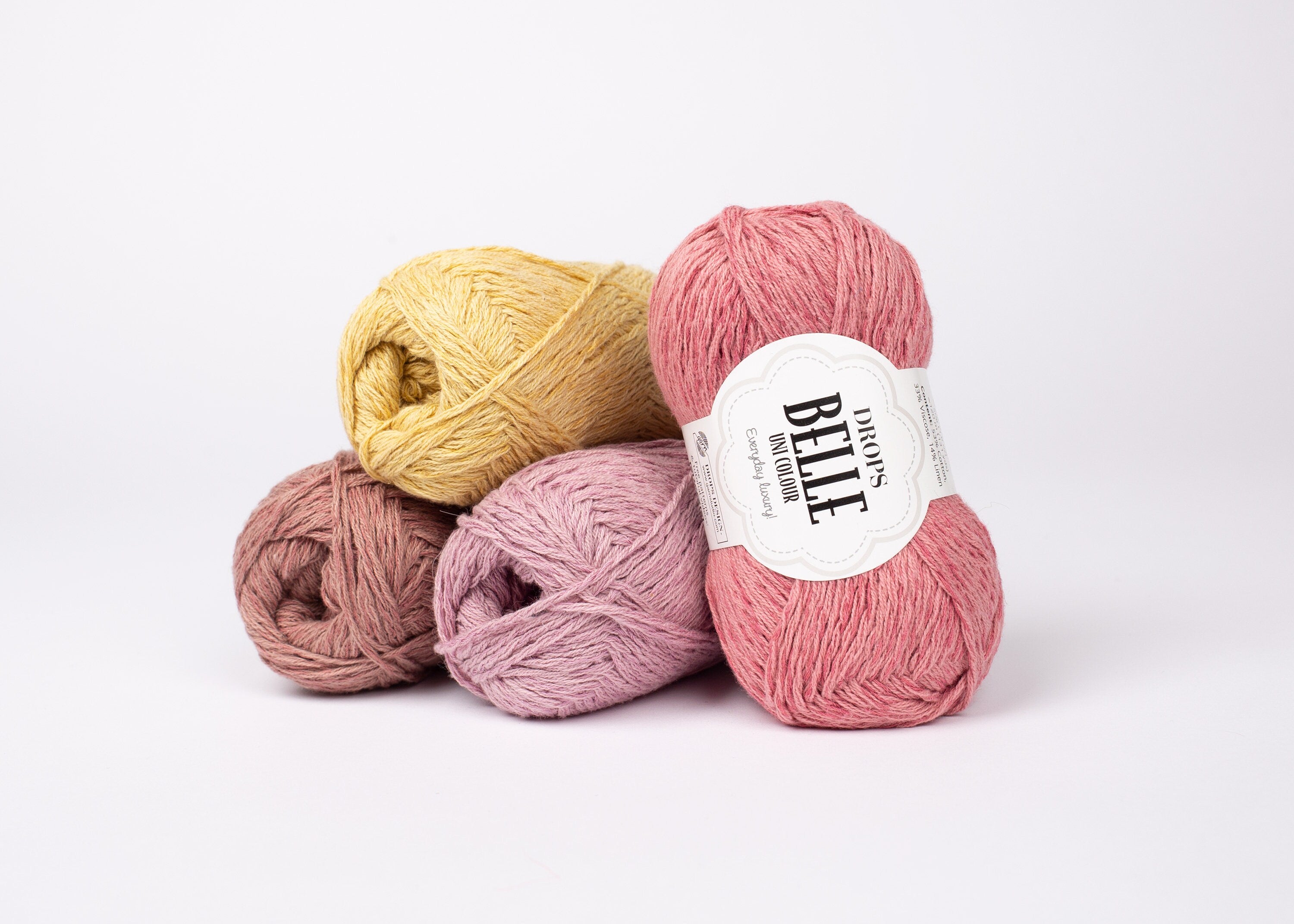 Drops BELLE 50g/120m Baumwolle Viskose Leinen DK