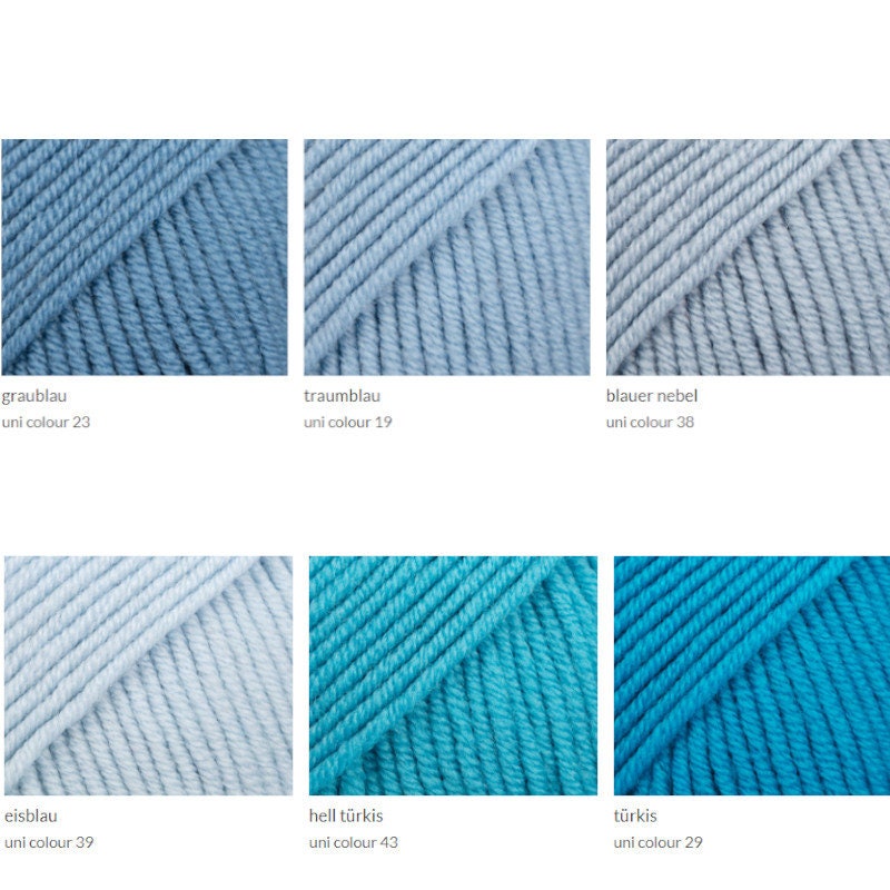 Drops MERINO EXTRA fine uni  LL 50 g/105 m reine Schurwolle Farbe wählen Stricken Häkeln Tücher Pulli Tücher Schal - mulesingfrei