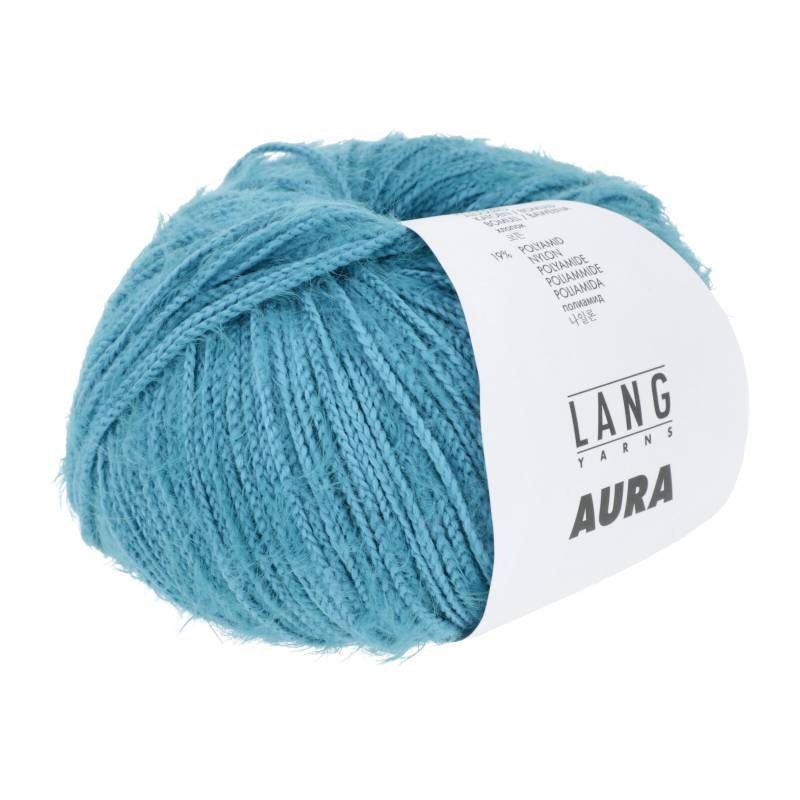 Lang Yarns AURA 50g/135m Baumwolle Polyamid weich grau natur blau gelb Pastellfarben