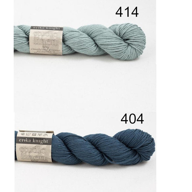 STUDIO LINEN Erika Knight 50g/120m Viskose Leinen edel nachhaltig DK