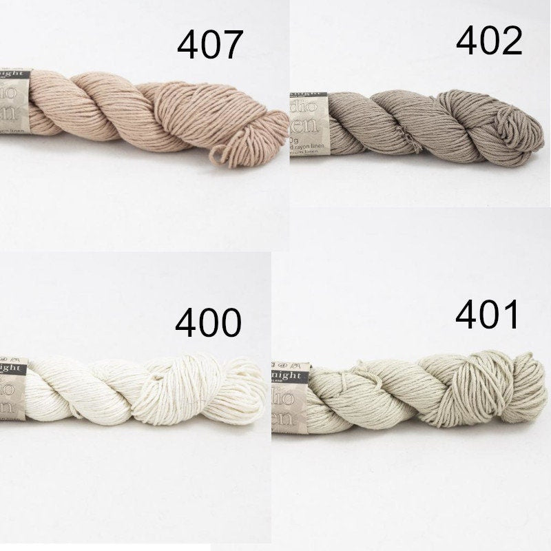 STUDIO LINEN Erika Knight 50g/120m Viskose Leinen edel nachhaltig DK
