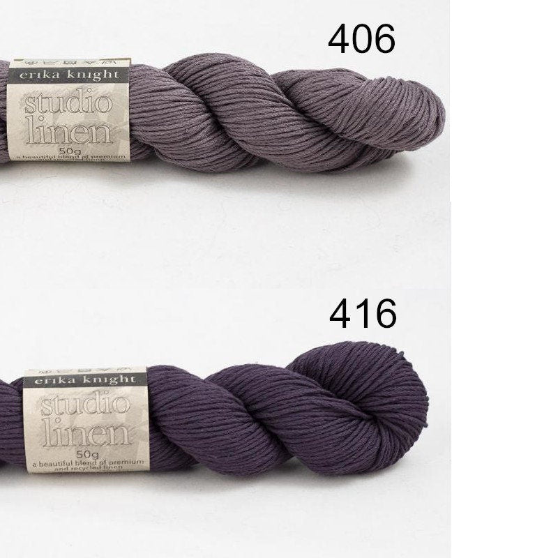 STUDIO LINEN Erika Knight 50g/120m Viskose Leinen edel nachhaltig DK