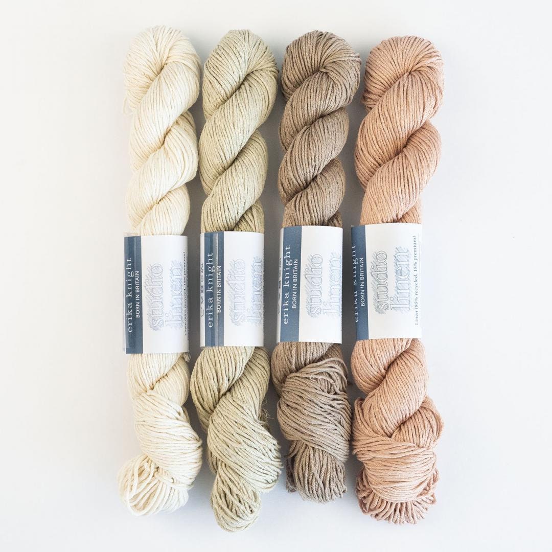 STUDIO LINEN Erika Knight 50g/120m Viskose Leinen edel nachhaltig DK