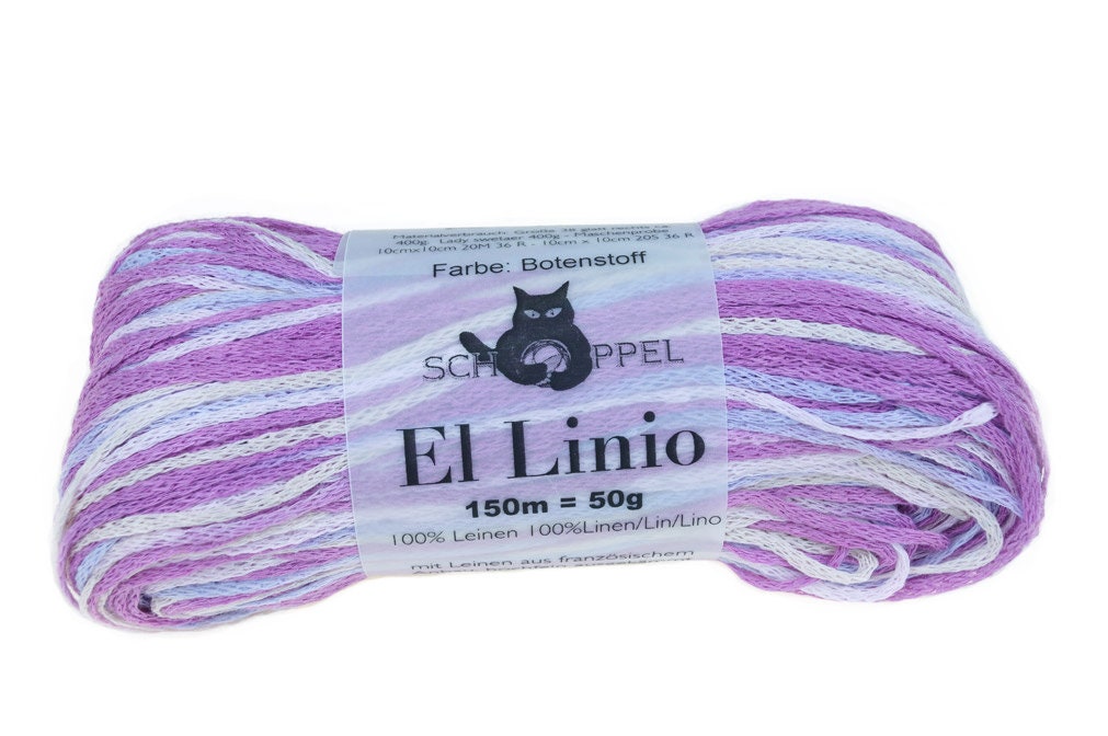 SCHOPPEL El Linio 50g/150m Leinen  Nadelstärke 3 - 4 mm  weich edel Sommergarn