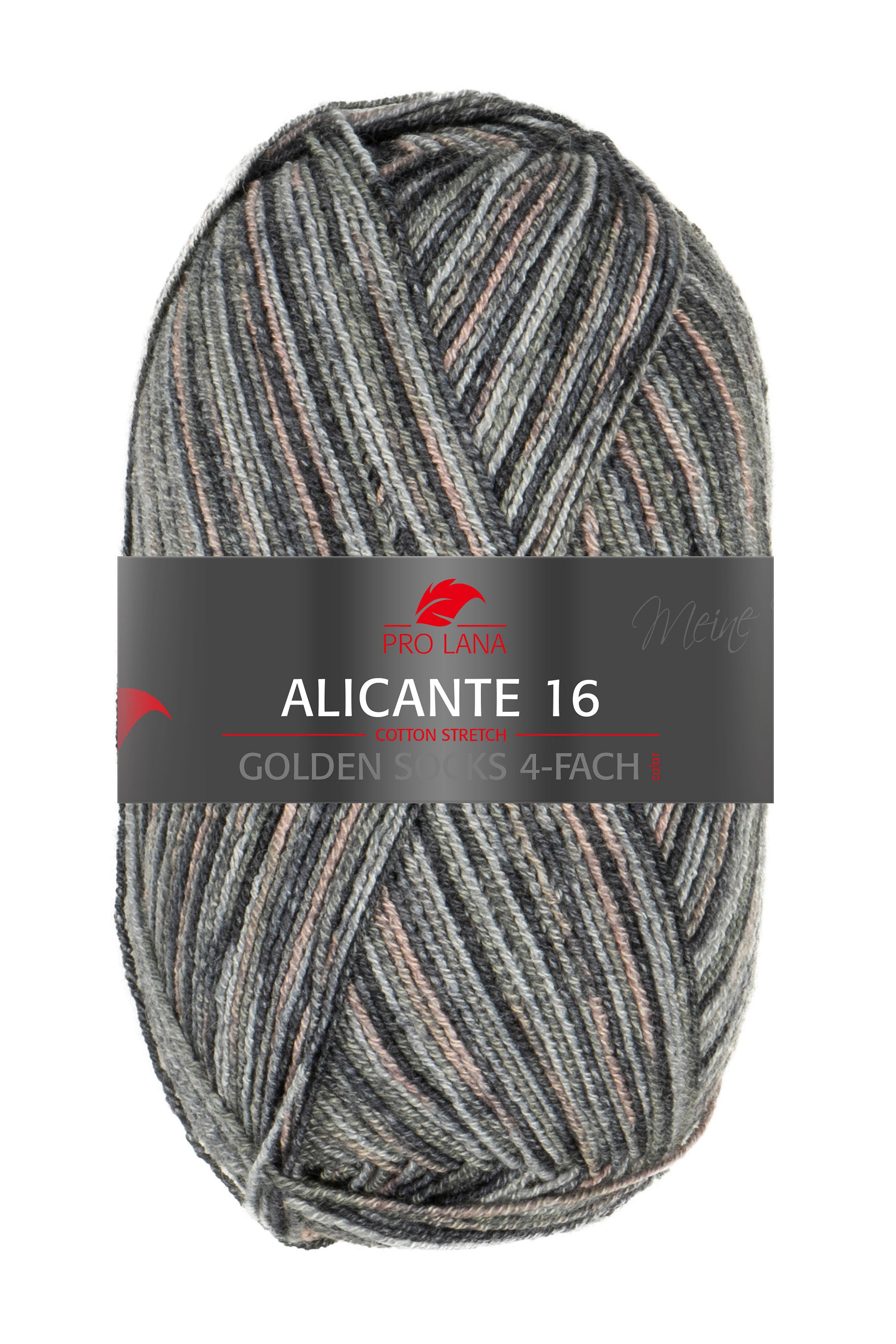 PRO LANA Golden Socks Alicante 16 Schurwolle Polyamid 100g/420m 4-fädig Sockenwolle strech