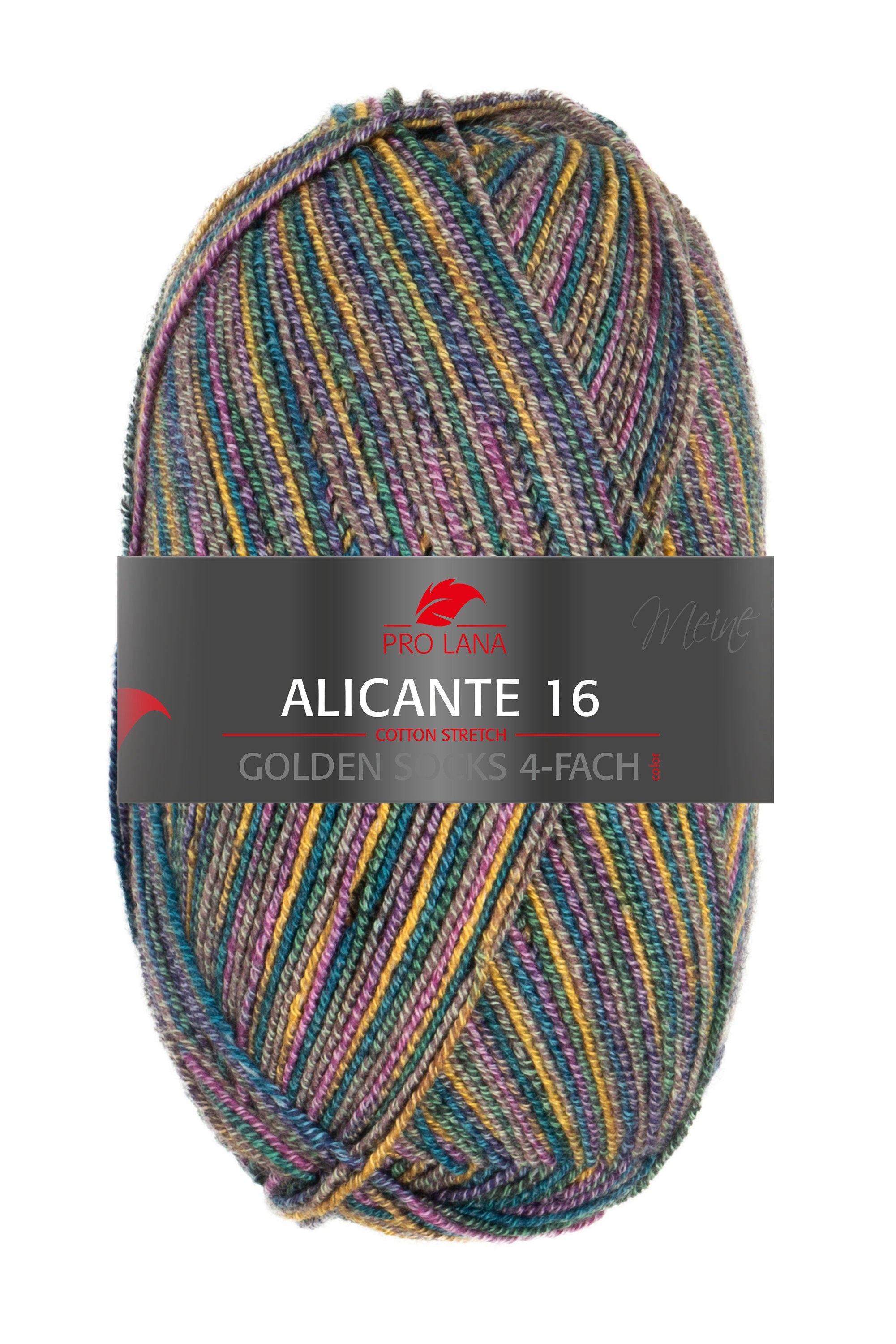 PRO LANA Golden Socks Alicante 16 Schurwolle Polyamid 100g/420m 4-fädig Sockenwolle strech