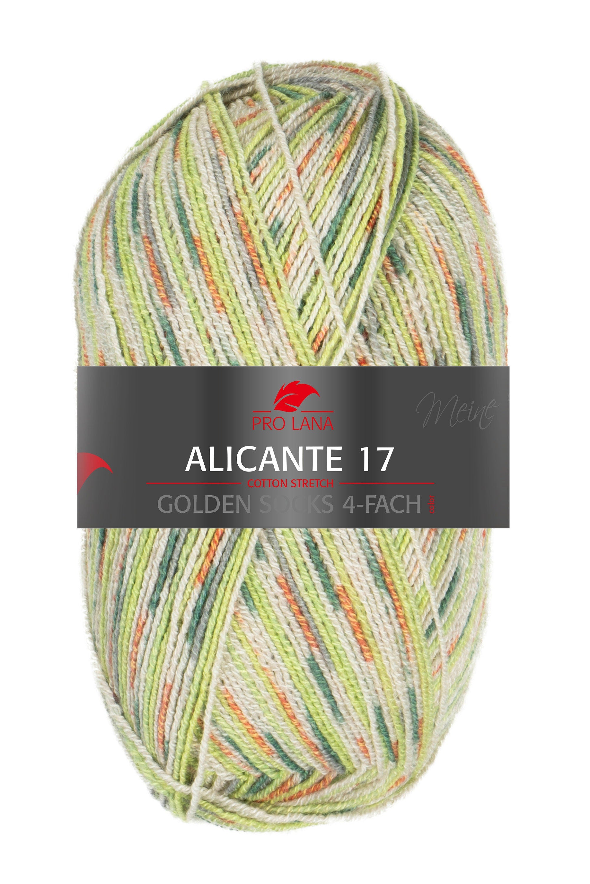 PRO LANA Golden Socks Alicante 17 Schurwolle Polyamid 100g/420m 4-fädig Sockenwolle strech