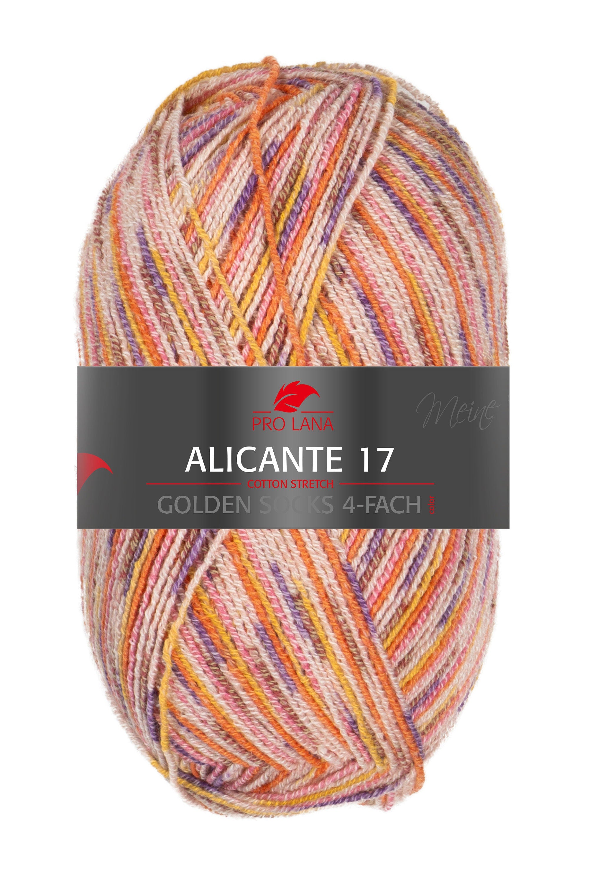 PRO LANA Golden Socks Alicante 17 Schurwolle Polyamid 100g/420m 4-fädig Sockenwolle strech