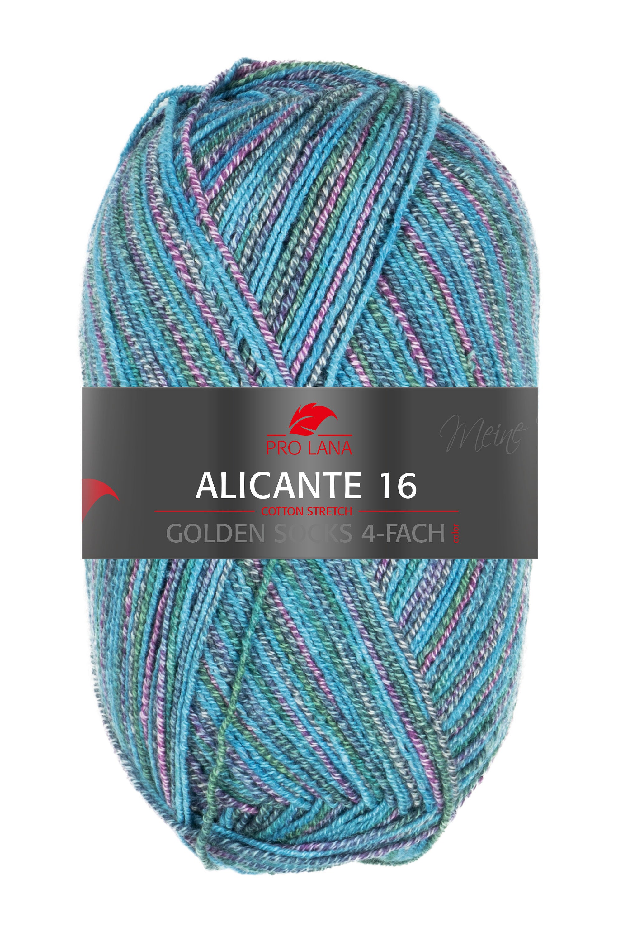 PRO LANA Golden Socks Alicante 16 Schurwolle Polyamid 100g/420m 4-fädig Sockenwolle strech