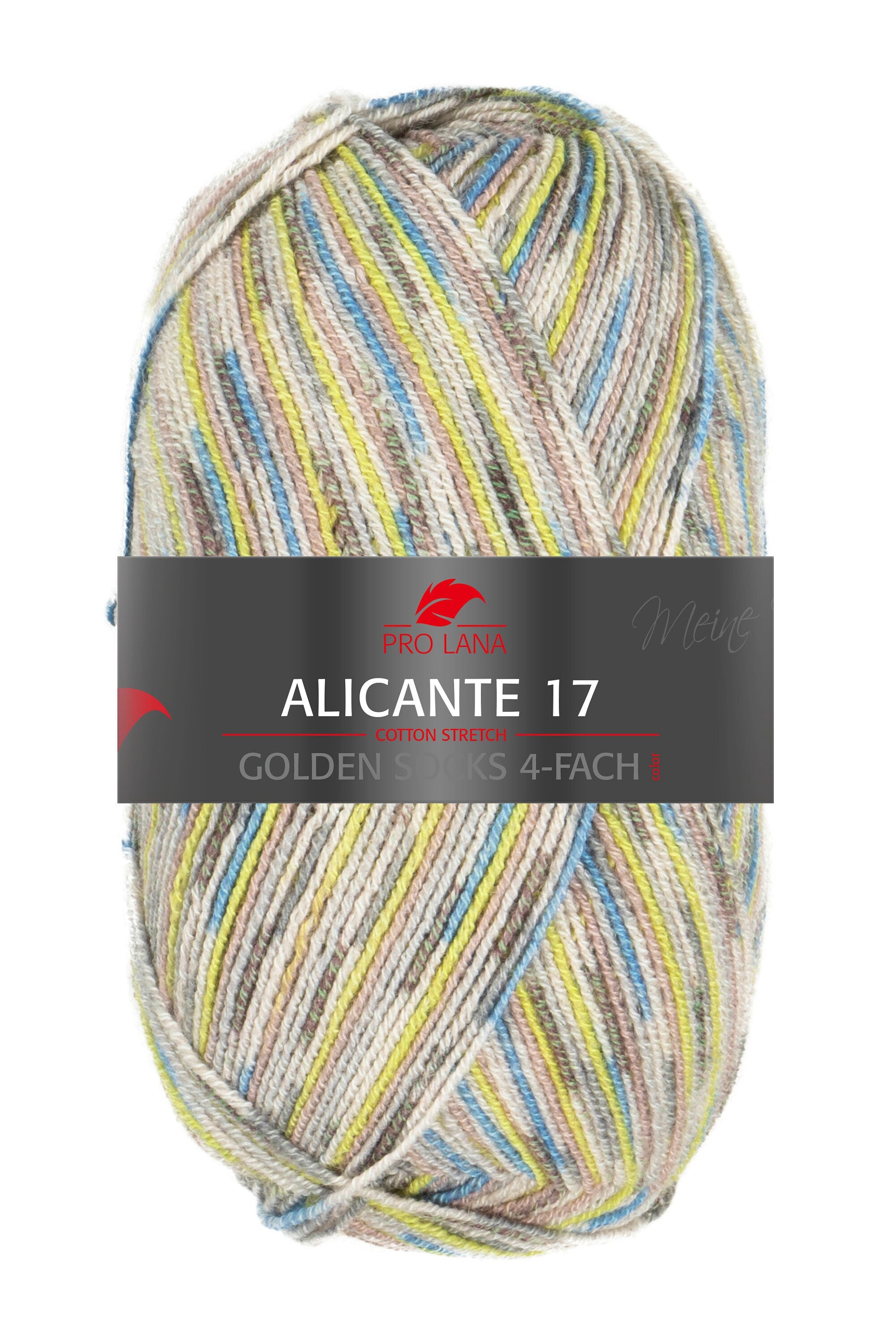 PRO LANA Golden Socks Alicante 17 Schurwolle Polyamid 100g/420m 4-fädig Sockenwolle strech