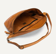 muud Vegas XL Gürteltasche Leder handgefertigte Umhängetasche Crossbody black whisky