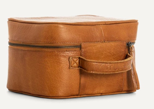 muud Shadow Lederbox aus hochwertigem Leder handgefertigt Farbe black whisky