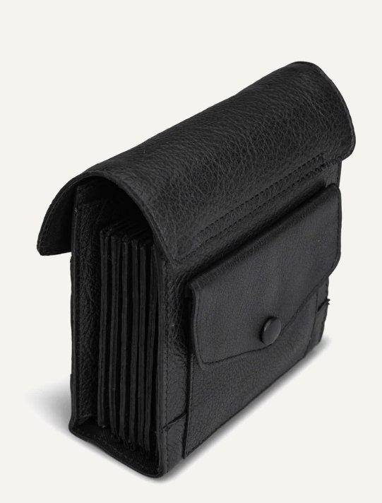 muud Betina Case Nadeletui aus hochwertigem Leder handgefertigtes Stricketui rich brown, black whisky