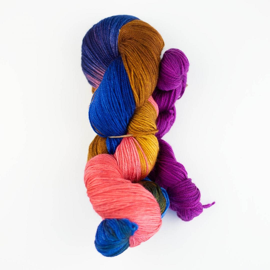 Manos del Uruguay Sockenwolle handgefärbt 120g/486m ALEGRIA SUPERPOOL KIT Merino extrafine