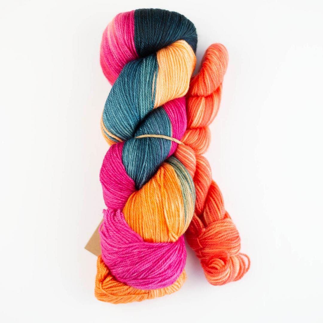 Manos del Uruguay Sockenwolle handgefärbt 120g/486m ALEGRIA SUPERPOOL KIT Merino extrafine