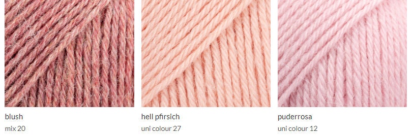 Drops NORD mix uni 50g/150 m Schurwolle Alpaka Farbe wählen Stricken Häkeln Tücher Pulli Tücher Schal weich warm wärmend - mulesingfrei