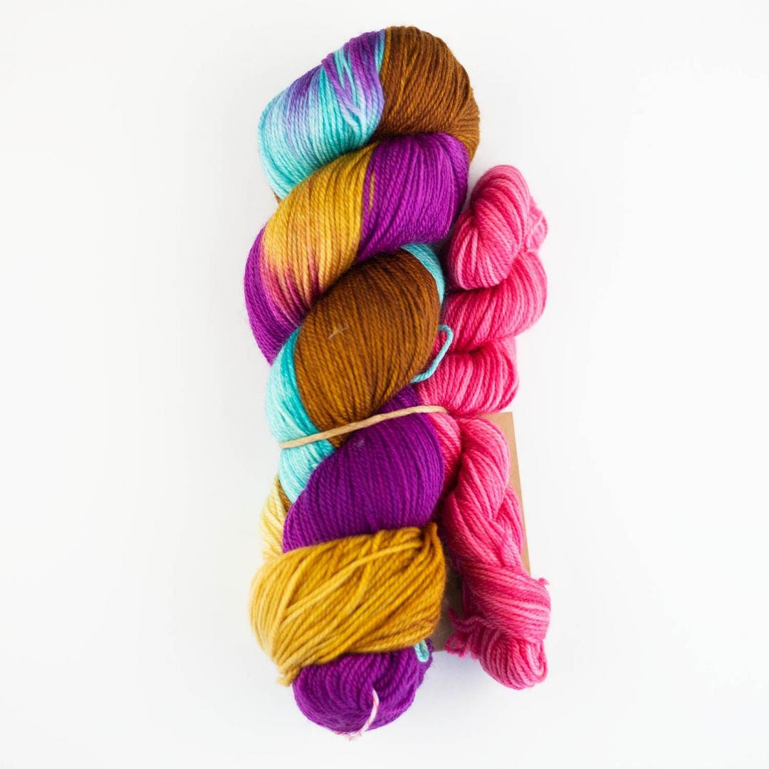 Manos del Uruguay Sockenwolle handgefärbt 120g/486m ALEGRIA SUPERPOOL KIT Merino extrafine