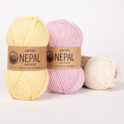 Drops NEPAL mix uni 50g/75 m Schurwolle Alpaka weich - mulesingfrei Aran