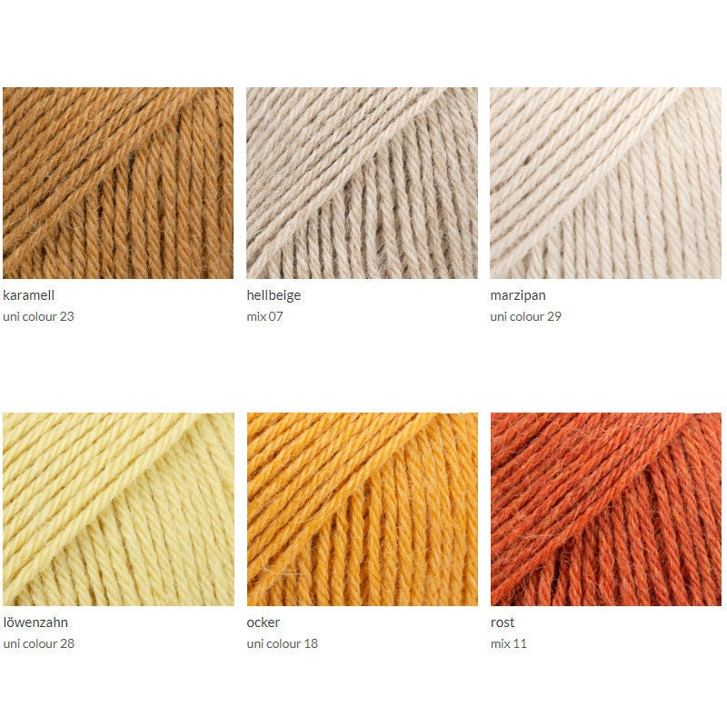 Drops NORD mix uni 50g/150 m Schurwolle Alpaka Farbe wählen Stricken Häkeln Tücher Pulli Tücher Schal weich warm wärmend - mulesingfrei