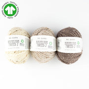 BC Garn Hamelton Tweed 2 weich 50g/60m GOTS edel Schurwolle Viskose mulesingfrei NS 6-8 mm
