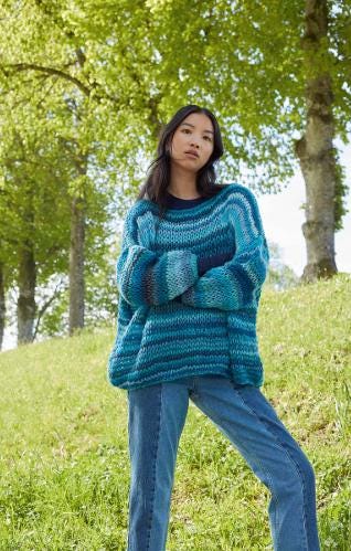 Anleitungsheft für Lang Yarns CLOUD Merino extrafine 100g/260m Pullover Schal Mütze Handschuhe - 12 Anleitungen