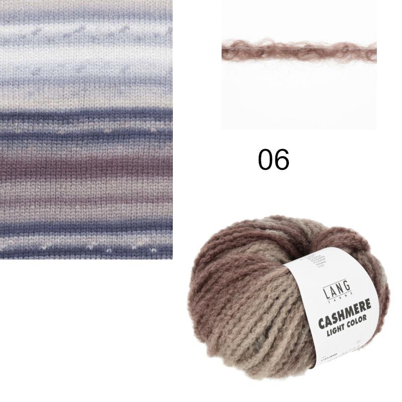 Lang Yarns CASHMERE LIGHT COLOR Luxusgarn Laufl. 25g/85m Kaschmir superweich edel kuschelig DK 5,5 - 6 mm