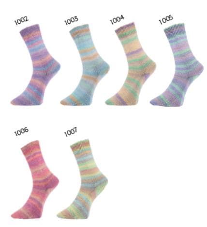 PRO LANA Golden Socks Alicante 18 Schurwolle Polyamid Knäuel 100g/420m 4-fädig Sockenwolle strech