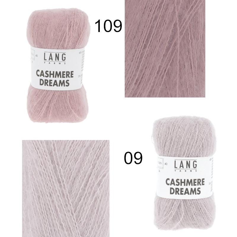 Lang Yarns CASHMERE DREAMS Luxusgarn LL 25g/290m Kaschmir Seide weich edel kuschelig Fine 3,0 - 3,5 mm