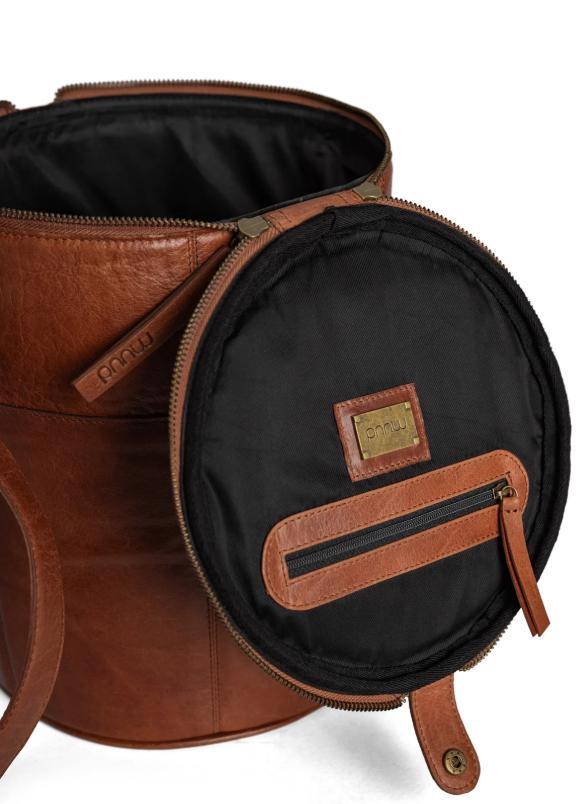 muud Saturn XL Projekttasche aus hochwertigem Leder handgefertigte Schultertasche