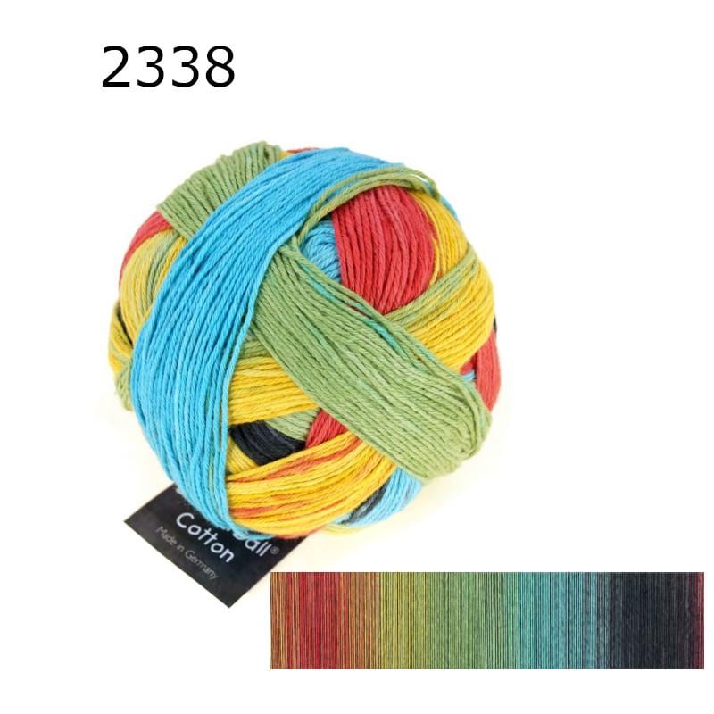 SCHOPPEL Zauberball Cotton 100g/420m reine Baumwolle NS 2 - 3 mm Farbverlaufsgarn