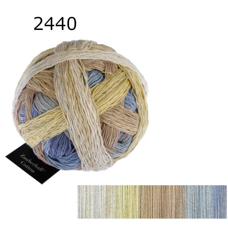 SCHOPPEL Zauberball Cotton 100g/420m reine Baumwolle NS 2 - 3 mm Farbverlaufsgarn