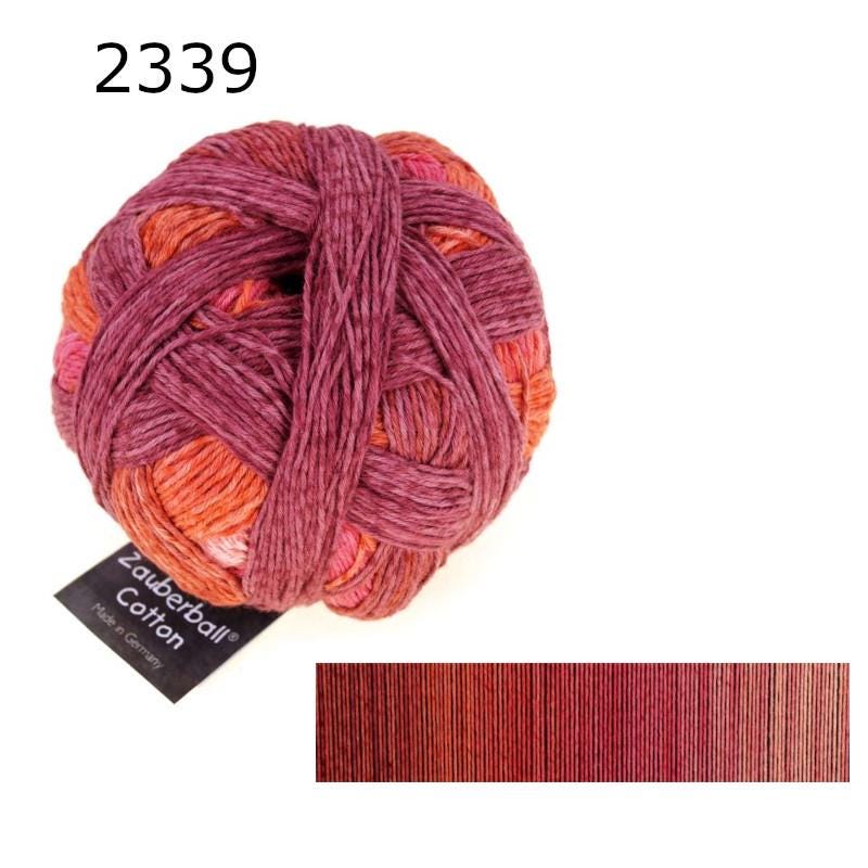 SCHOPPEL Zauberball Cotton 100g/420m reine Baumwolle NS 2 - 3 mm Farbverlaufsgarn