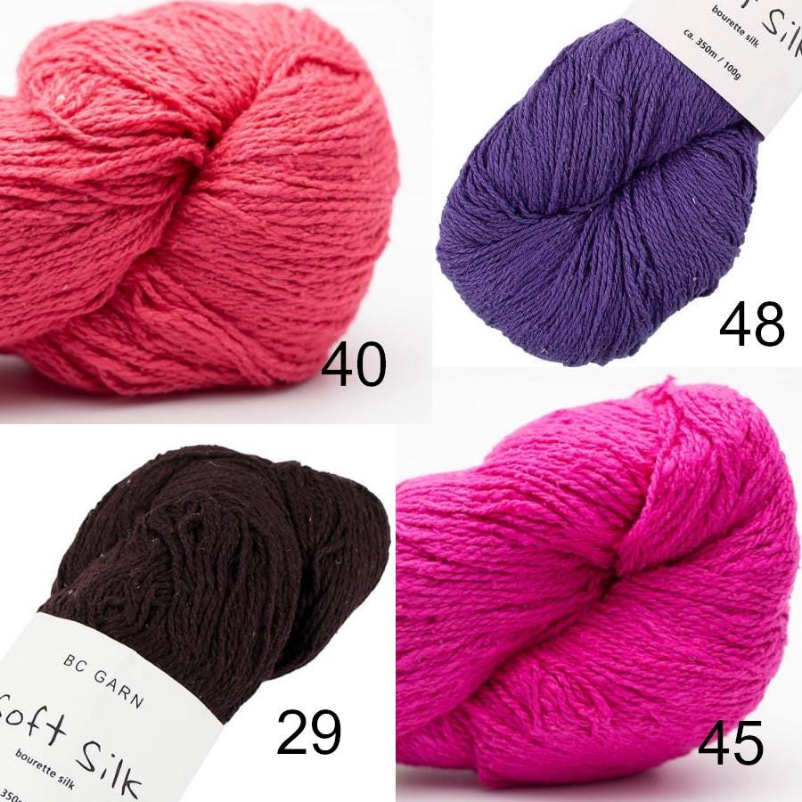 BC Garn SOFT SILK edel fein weich 100 % Bourette Seide 100g /350 m