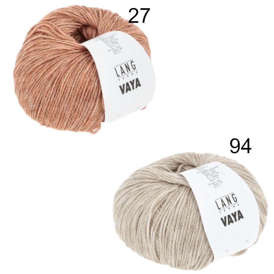 Lang Yarns VAYA 50g/200m Baumwolle Merino extrafine Yak 3,5 - 4,0 mm DK fein leicht edel